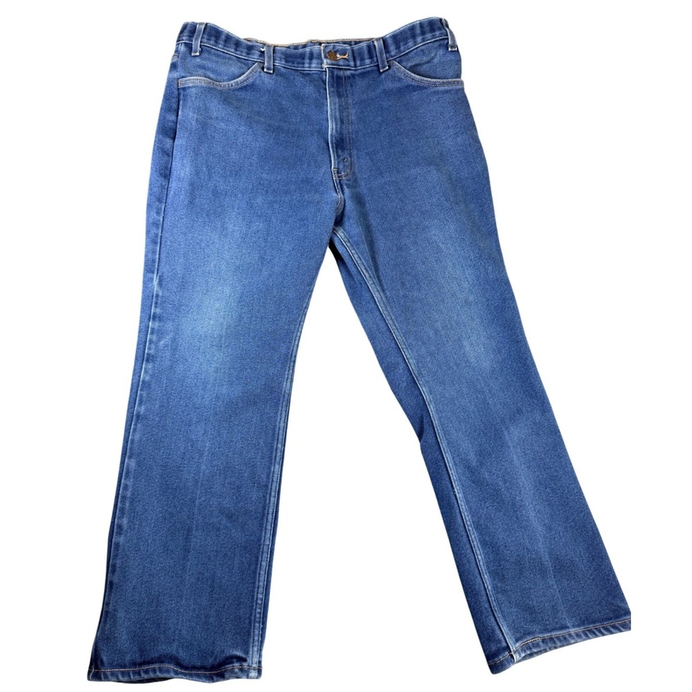 Levi's Men's Jeans W40 L29 Brown Tab‎ Rare Straight Leg Blue Denim Guatemala